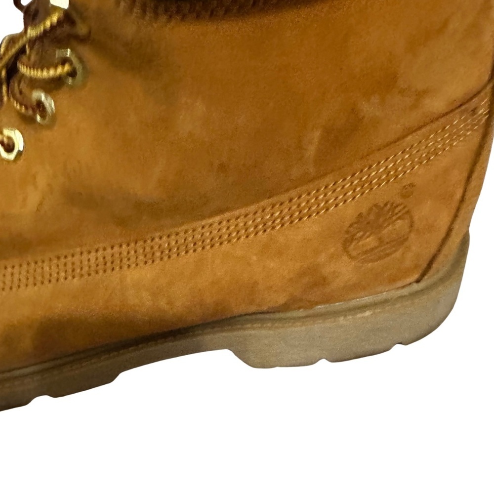 Timberland Men’s 6-Inch Premium Waterproof Boots Wheat Nubuck Sz 13 Style 18094 - Picture 5 of 14
